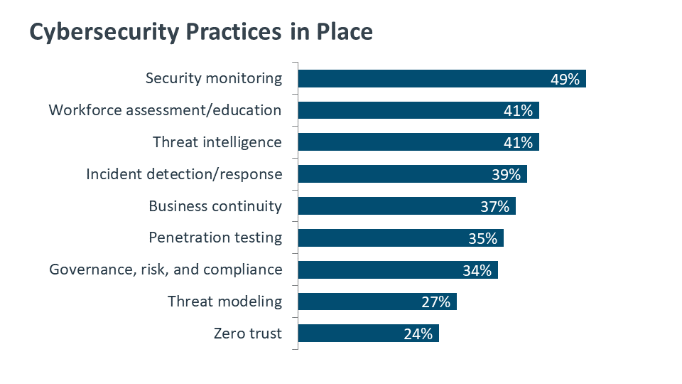 Cybersecurity Practices in Place